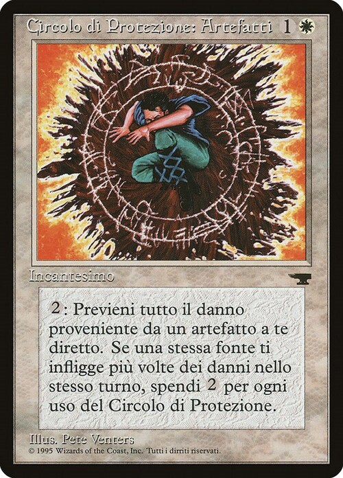 Circle of Protection: Artifacts Card Front