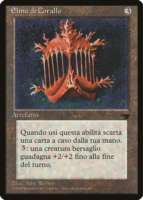 Coral Helm Card Front