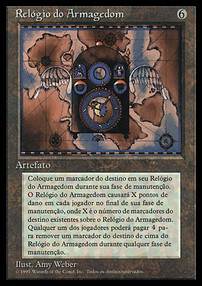 Armageddon Clock Card Front