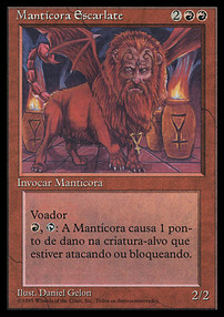 Crimson Manticore Card Front