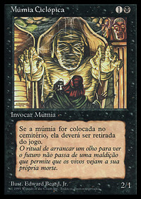 Cyclopean Mummy Card Front