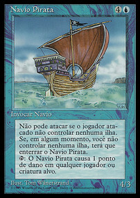 Pirate Ship Card Front