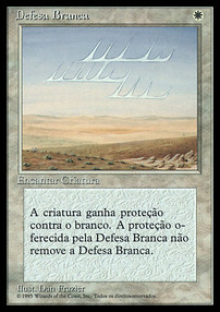 White Ward Card Front