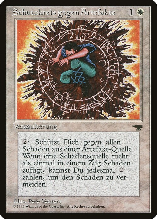 Circle of Protection: Artifacts Card Front