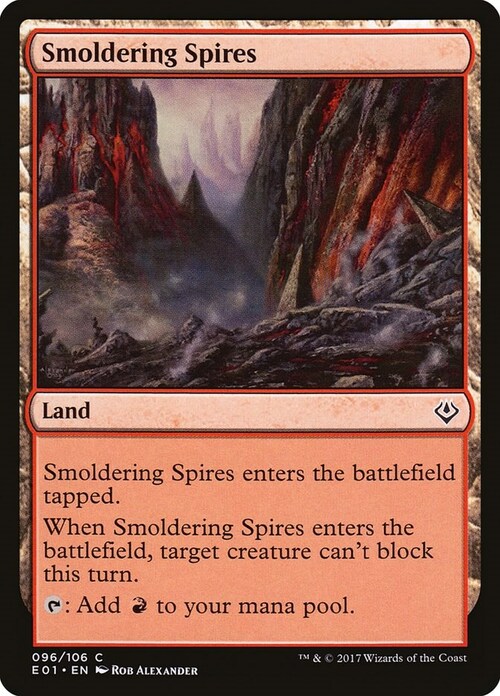 Smoldering Spires Card Front