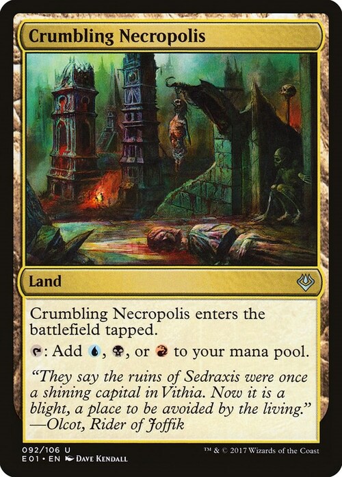 Crumbling Necropolis Card Front