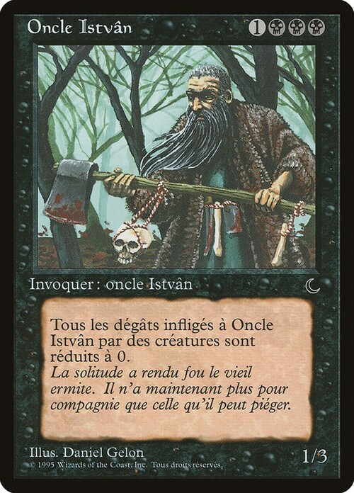 Uncle Istvan Card Front