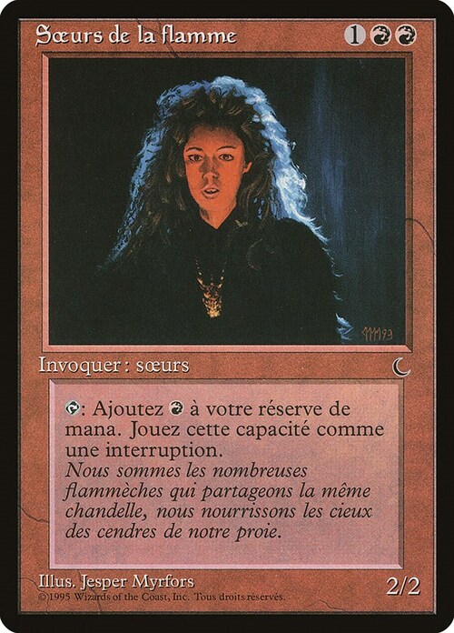 Sisters of the Flame Card Front