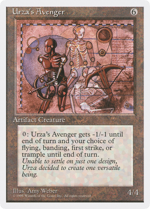 Urza's Avenger Card Front