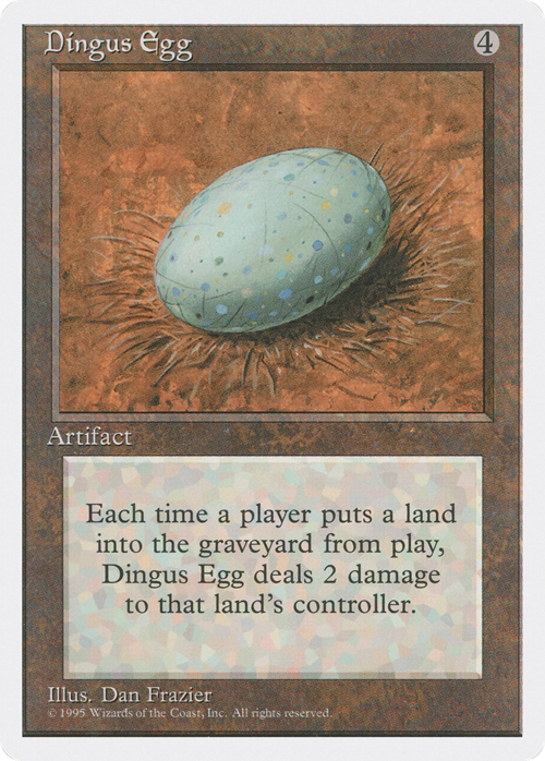 Dingus Egg Card Front