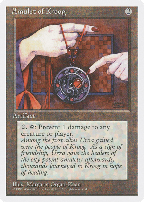 Amulet of Kroog Card Front