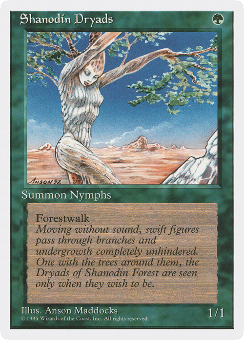 Shanodin Dryads Card Front