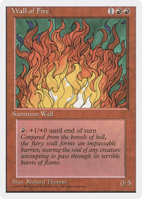 Wall of Fire Card Front