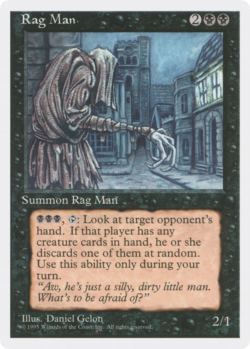 Rag Man Card Front