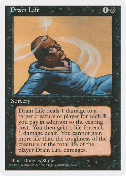 Drain Life Card Front