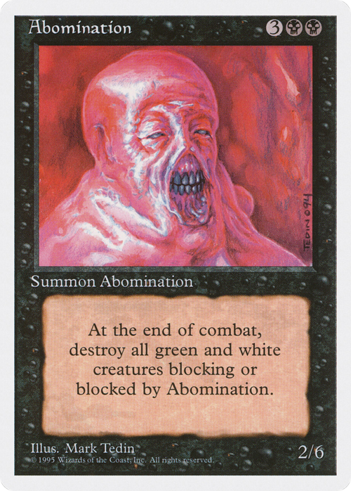 Abomination Card Front