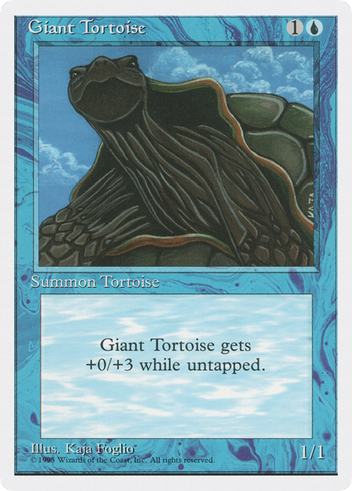 Giant Tortoise Card Front