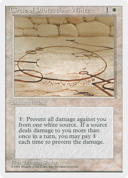 Circle of Protection: White Card Front