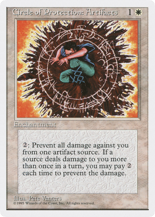 Circle of Protection: Artifacts Card Front