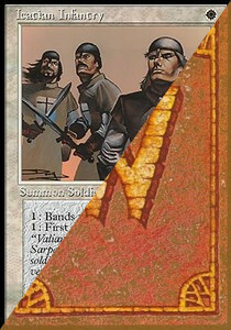 Icatian Infantry Card Front