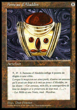 Aladdin's Ring Card Front