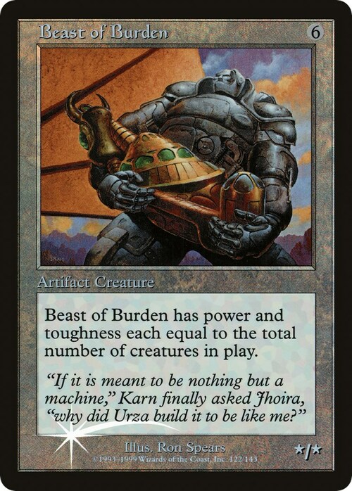 Beast of Burden Card Front