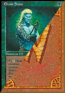 Elvish Scout Card Front