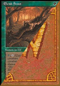 Elvish Scout Card Front