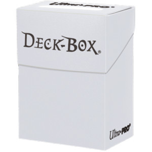 Ultra-Pro Solid White Deckbox