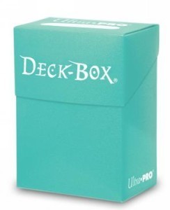 Ultra-Pro Solid Aqua Deck Box