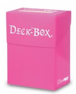 Ultra-Pro Solid Bright Pink Deck Box