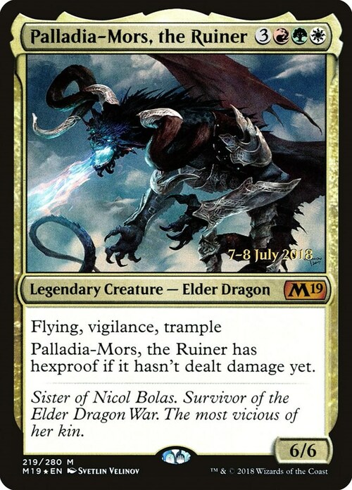 Palladia-Mors, the Ruiner Card Front