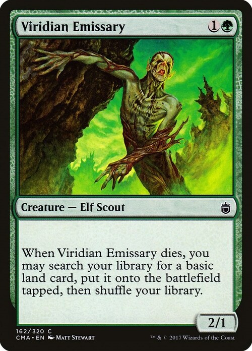 Viridian Emissary Card Front