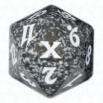 Dado D20 de Tenth Edition negro