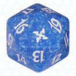 Blue Betrayers of Kamigawa D20 Die