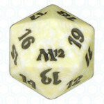 White Magic 2012 D20 Die