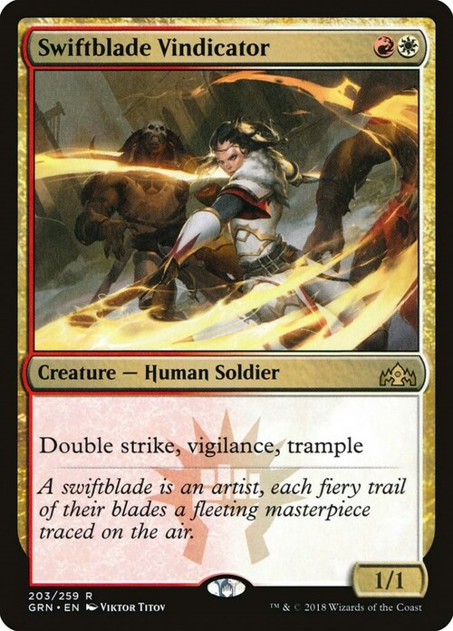 Swiftblade Vindicator Card Front