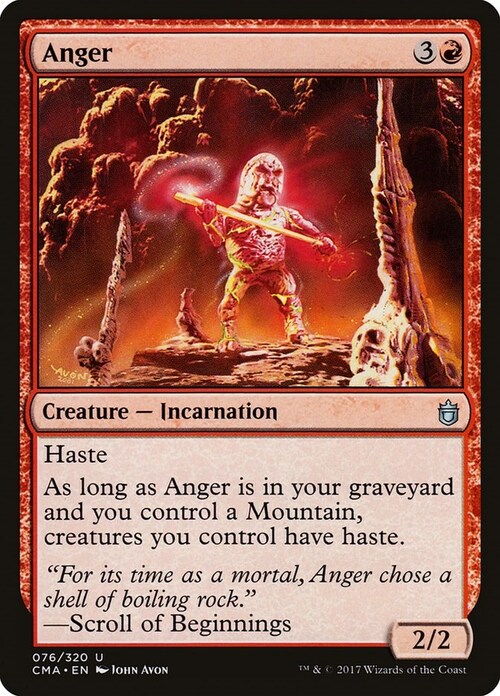 Anger Card Front