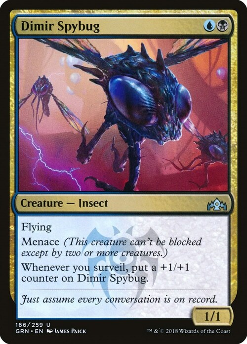 Dimir Spybug Card Front