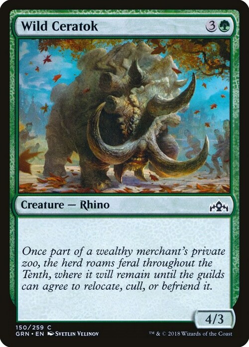 Wild Ceratok Card Front