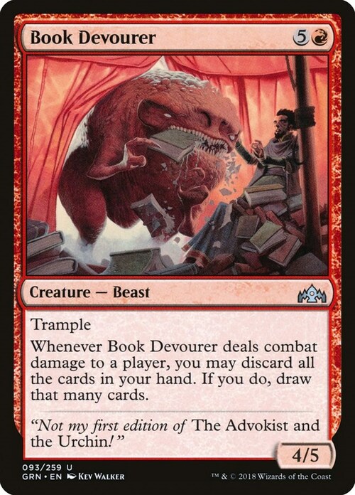 Book Devourer Card Front