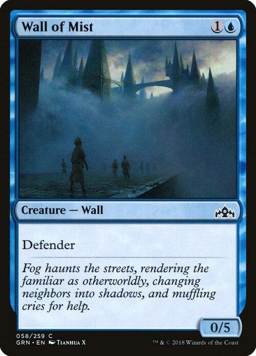 Wall of Mist Card Front