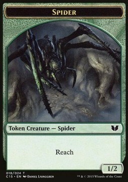 Spider // Saproling Card Front