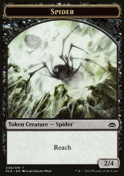 Spider // Saproling Card Front