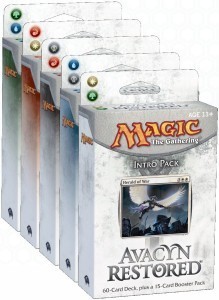 Avacyn Restored Intro Pack Set of 5