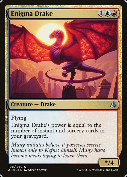 Enigma Drake Card Front