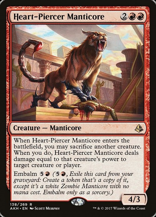 Heart-Piercer Manticore Card Front