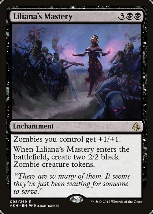 Liliana's Mastery Card Front