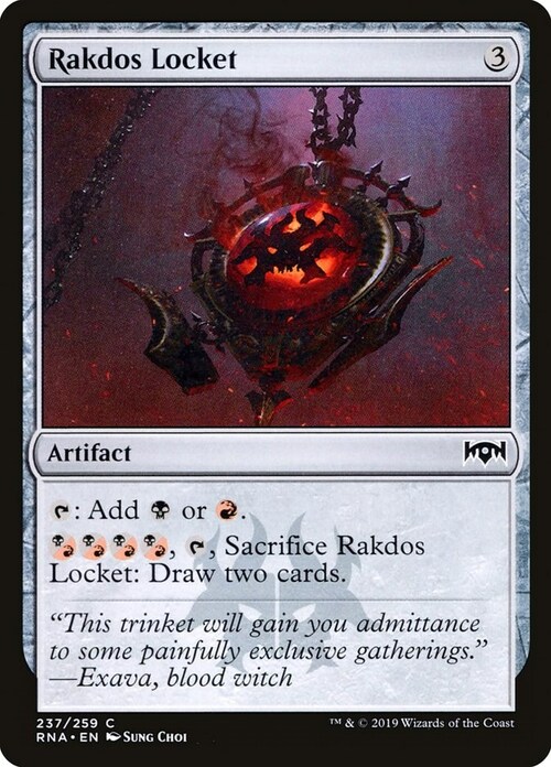 Rakdos Locket Card Front