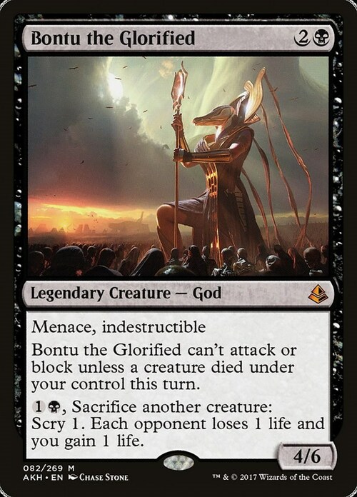 Bontu the Glorified Card Front